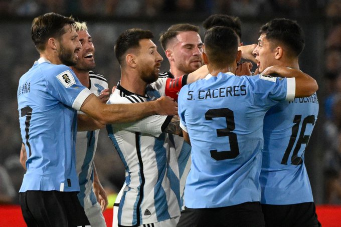 Messi Claims Uruguay Need To ‘Learn Respect’ After Obscene Gesture In Fiery Clash Messi Claims Uruguay Need To ‘Learn Respect’ After Obscene Gesture In Fiery Clash