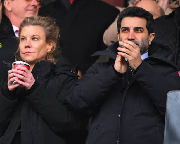 Amanda Staveley And Mehrdad Ghodoussi, Co-Owners Of Newcastle United, Are Expressing The Same Thing Following The Victory Over Aston Villa Amanda Staveley And Mehrdad Ghodoussi, Co-Owners Of Newcastle United, Are Expressing The Same Thing Following The Victory Over Aston Villa