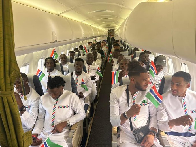 Gambia AFCON Squad Narrowly Escape Flight Disaster En-route To Ivory Coast Gambia AFCON Squad Narrowly Escape Flight Disaster En-route To Ivory Coast