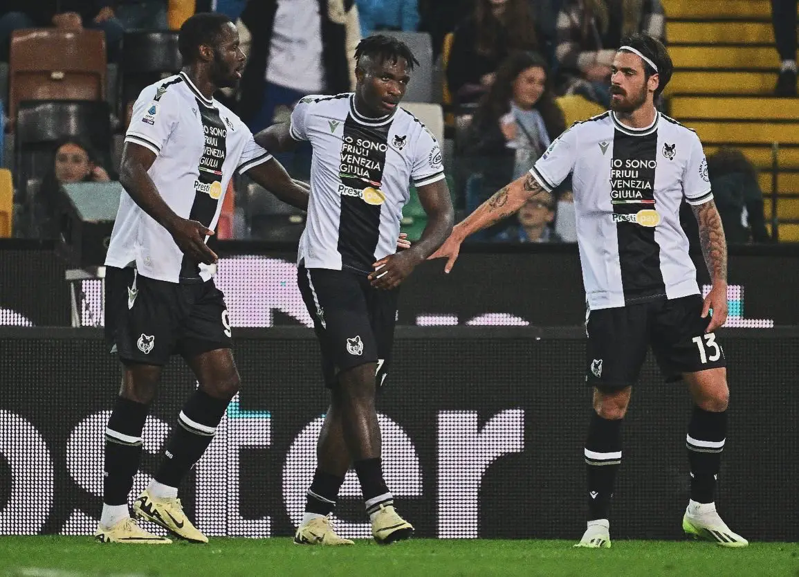 Success Determined To Help Udinese Avoid Defeat Against Napoli Success Determined To Help Udinese Avoid Defeat Against Napoli