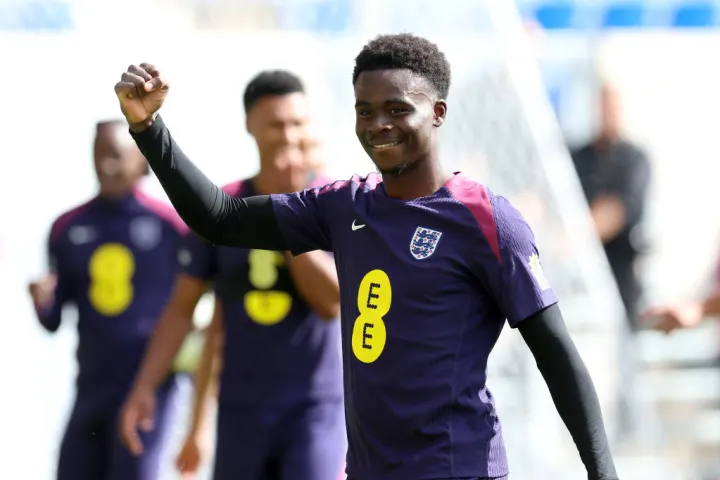 Saka Limits England’s Injury Woes Ahead Of Euro 2024 Opener