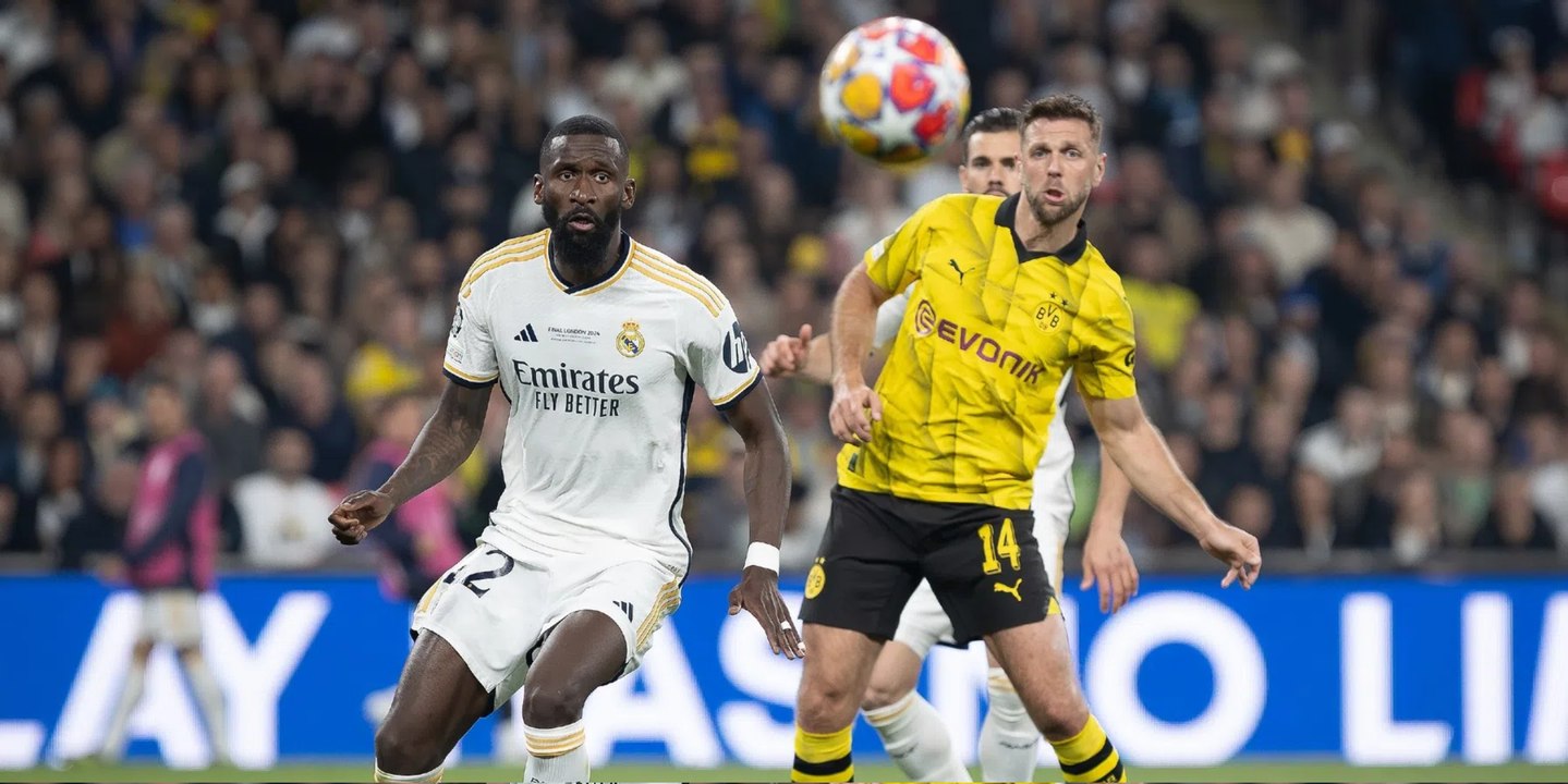 Real Madrid Rudiger And Dortmund Striker Involved In A Heated Altercation After Champions League Final Real Madrid Rudiger And Dortmund Striker Involved In A Heated Altercation After Champions League Final
