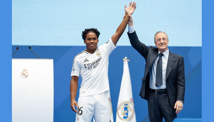 Real Madrid Unveil New Signee Endrick Before Pre-season US Tour Real Madrid Unveil New Signee Endrick Before Pre-season US Tour