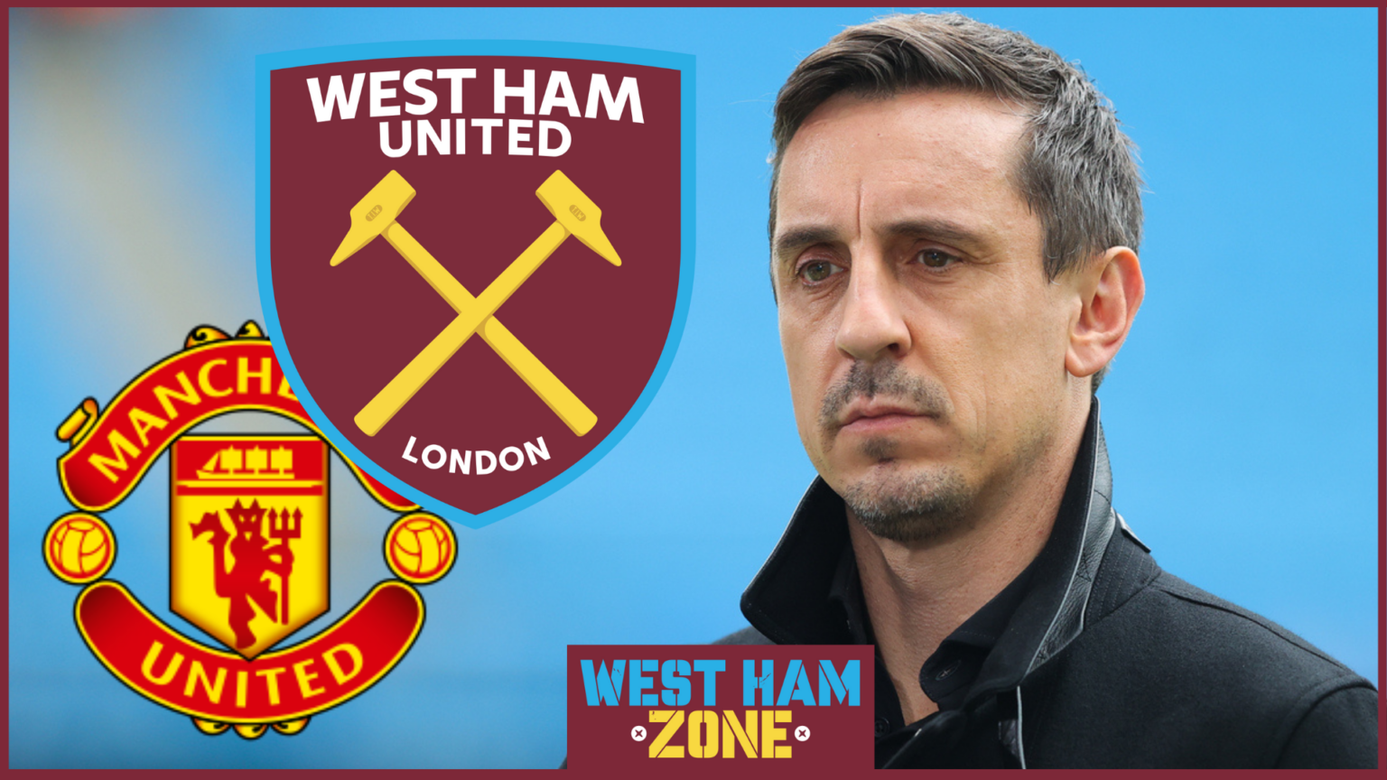 Gary Neville Slams West Ham With One-Word Takedown Following Victory Over Manchester United Gary Neville Slams West Ham With One-Word Takedown Following Victory Over Manchester United