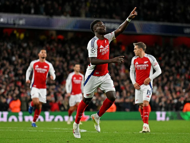 Bukayo Saka Brace Sinks Monaco As Arsenal Eye UEFA Champions League Last 16 Bukayo Saka Brace Sinks Monaco As Arsenal Eye UEFA Champions League Last 16