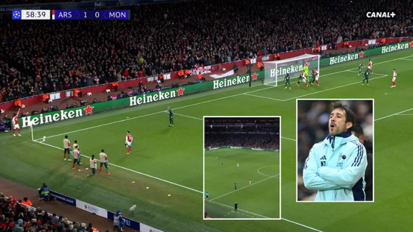 Monaco Deploy Smart Tactic To Stop Arsenal Scoring From Corners Monaco Deploy Smart Tactic To Stop Arsenal Scoring From Corners