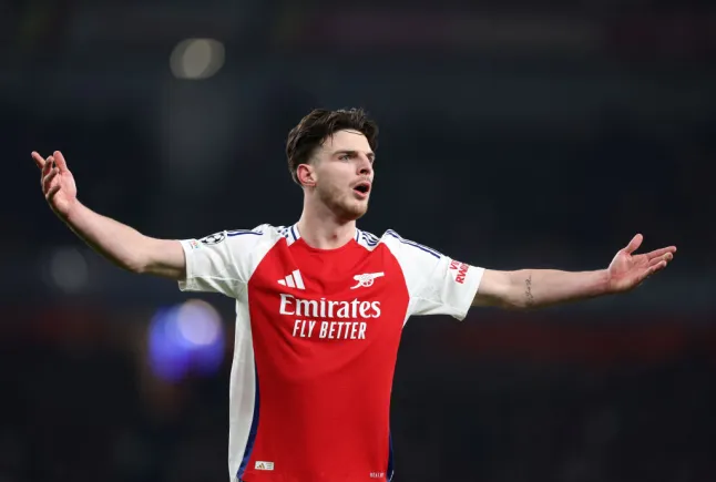 Rice Display Annoyance Amid Arsenal Comfortable Victory Rice Display Annoyance Amid Arsenal Comfortable Victory