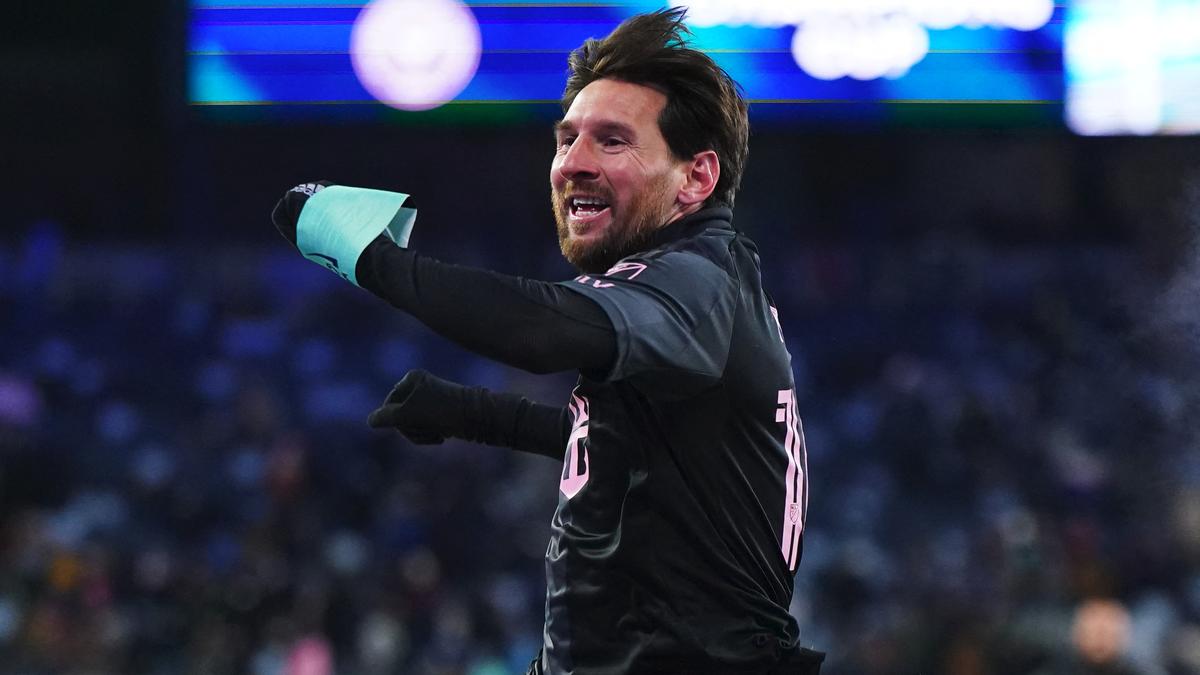 Messi’s 56th-Minute Goal Gives Inter Miami a 1-0 Win Over Sporting KC In Champions Cup Messi’s 56th-Minute Goal Gives Inter Miami a 1-0 Win Over Sporting KC In Champions Cup