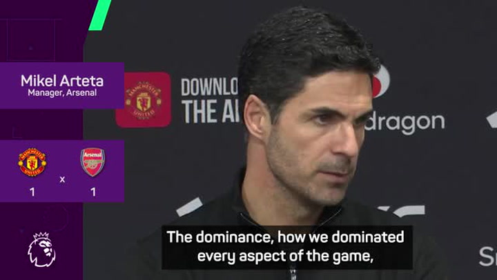 Mikel Arteta Walks Out Of Interview After Manchester United Draw Mikel Arteta Walks Out Of Interview After Manchester United Draw