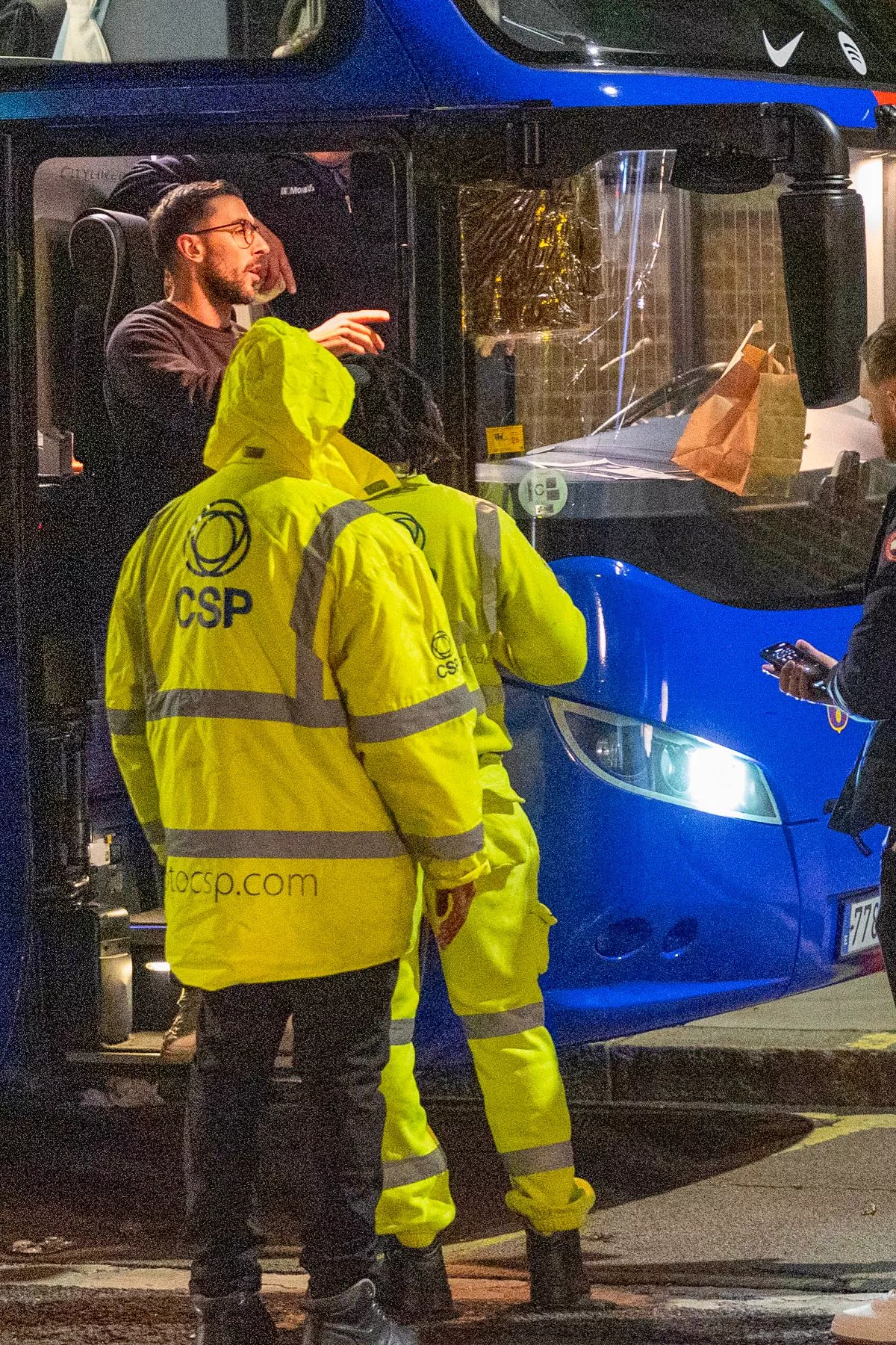 Barcelona Team Bus Attacked Before Chelsea Tie As Shaken Stars Rushed To The Airport Barcelona Team Bus Attacked Before Chelsea Tie As Shaken Stars Rushed To The Airport