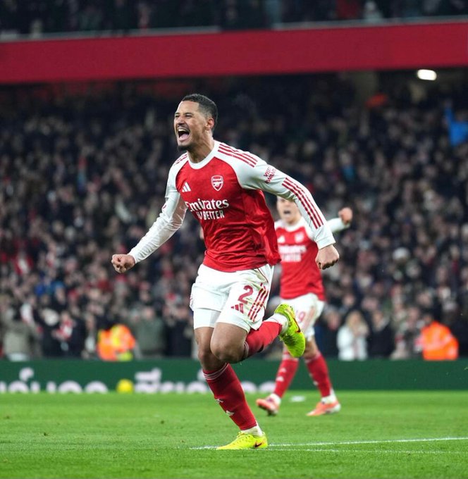 Saliba Sets Quadruple Target For Arsenal